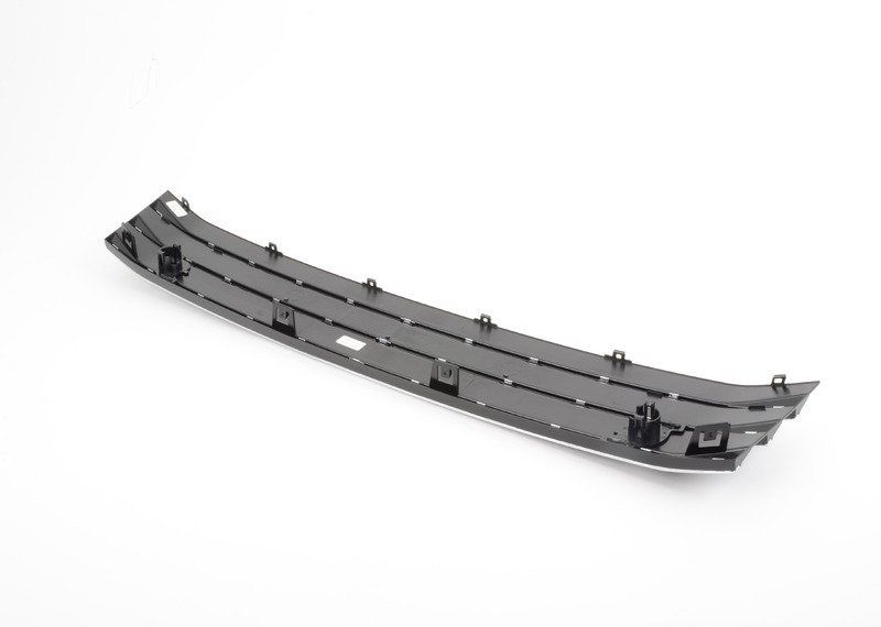 NEW GENUINE AUDI A7 15-18 FRONT GRILL NUMBER PLATE FILLER DELETE GLOSS BLACK 4G8807287JT94 - Image 3