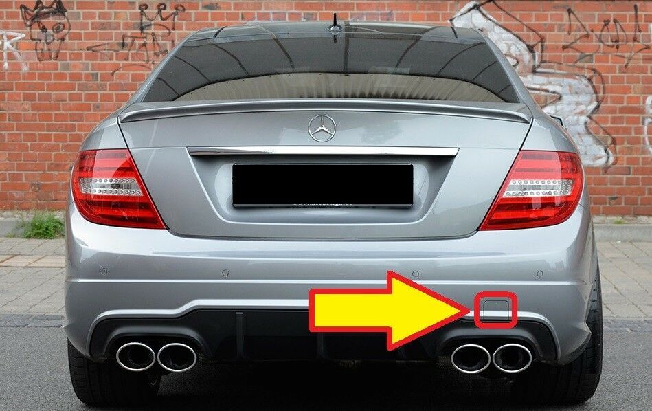 NEW GENUINE MERCEDES BENZ MB C W204 AMG COUPE REAR TOW HOOK EYE COVER PRIMED A20488562239999 - Image 2