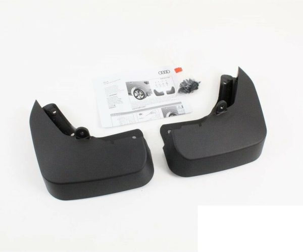 NEW GENUINE AUDI Q3 2019- REAR MUD FLAPS SPLASH GUARDS SET 83A075101