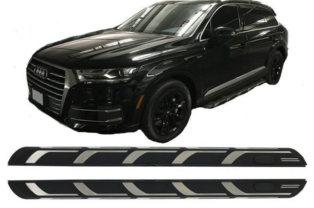 Running Boards Side Steps suitable for AUDI Q7 4M (2016-) Off-Road SUV - Image 10