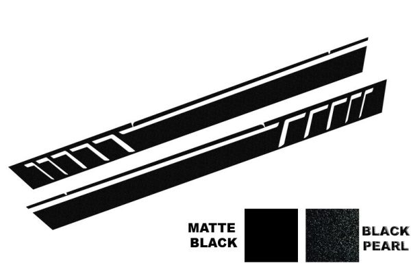 Add On Door Moldings Stripes Brushed Aluminum with Side Decals Sticker Vinyl Black and Turning Lights suitable for Mercedes G-Class W463 (1989-2015) - Image 6