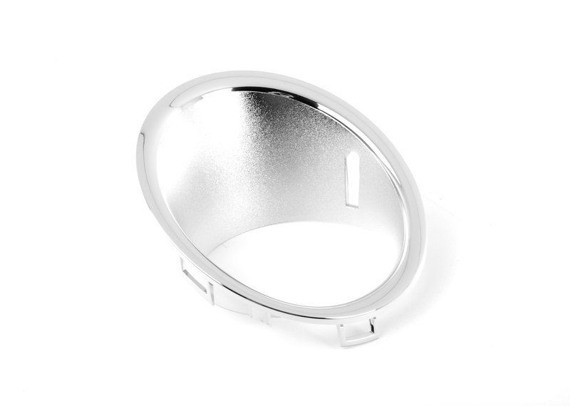 MINI NEW GENUINE R55 R56 R57 FRONT BUMPER CHROME N/S LEFT FOG LIGHT GRILL 51112753661