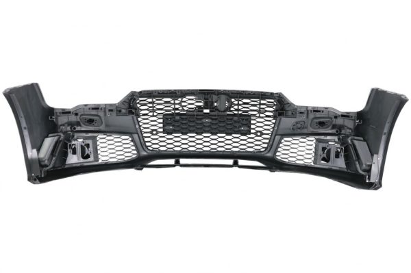 Front Bumper with Add-On Spoiler Lip Real Carbon suitable for Audi A7 4G Facelift (2015-2018) RS7 Design - Image 5