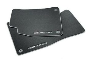 NEW GENUINE AUDI A4 ALLROAD 2010-2016 FRONT PREMIUM BLACK TEXTILE FLOOR MATS LHD 8K1061275BMNO