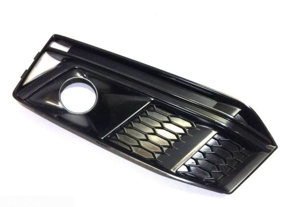 NEW GENUINE AUDI A4 B9 16- S-LINE FRONT BUMPER DARK CHROME LOWER GRILL LEFT N/S 8W0807681GFUQ - Image 4