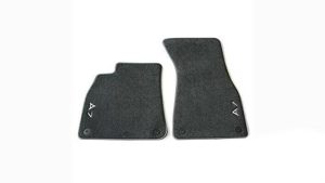 NEW GENUINE AUDI A7 RS7 2019- FRONT PREMIUM BLACK TEXTILE FLOOR MATS LHD 4K8061275MNO