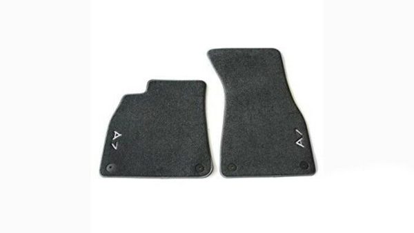 NEW GENUINE AUDI A7 RS7 2019- FRONT PREMIUM BLACK TEXTILE FLOOR MATS LHD 4K8061275MNO