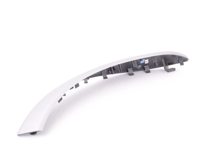 BMW NEW GENUINE F30 F31 F34 F36 FRONT LEFT DOOR TRIM PULL HANDLE TRIM ALUMINIUM 51418064249 - Image 5