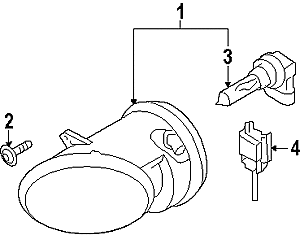 AUDI NEW GENUINE Q5 SQ5 09-16 FRONT O/S RIGHT FOG LIGHT ASSEMBLY 8T0941700J - Image 3