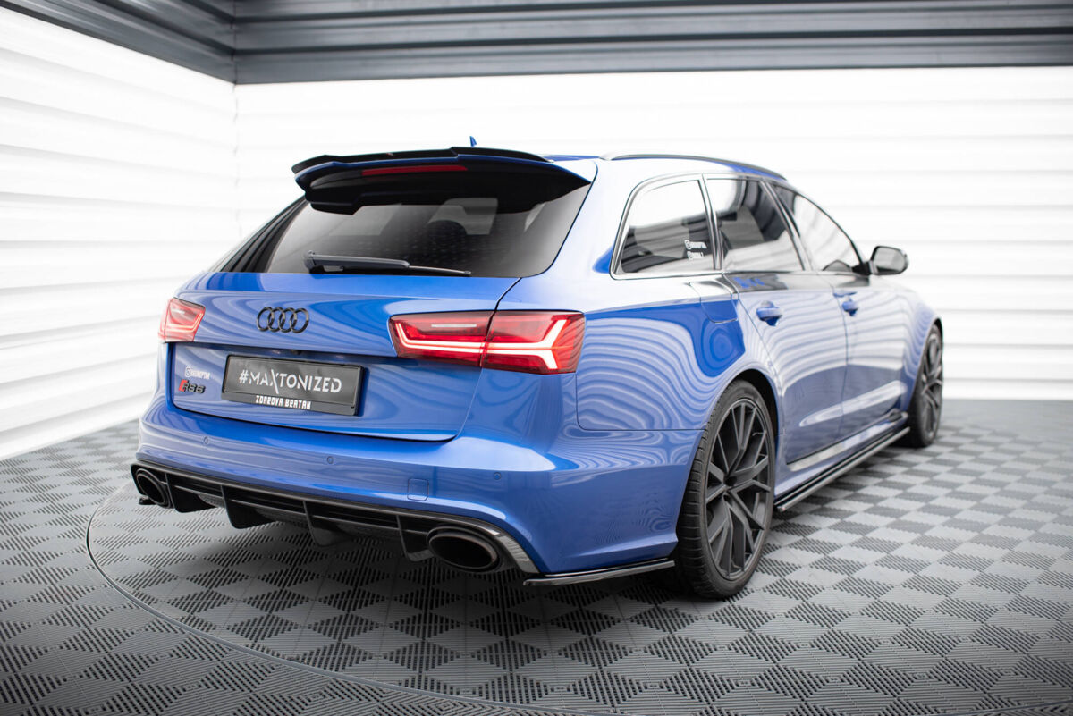 Maxton Design Rear Bumper Side Flaps For Audi RS6 C7 (4G) 2013-2018 - Image 5