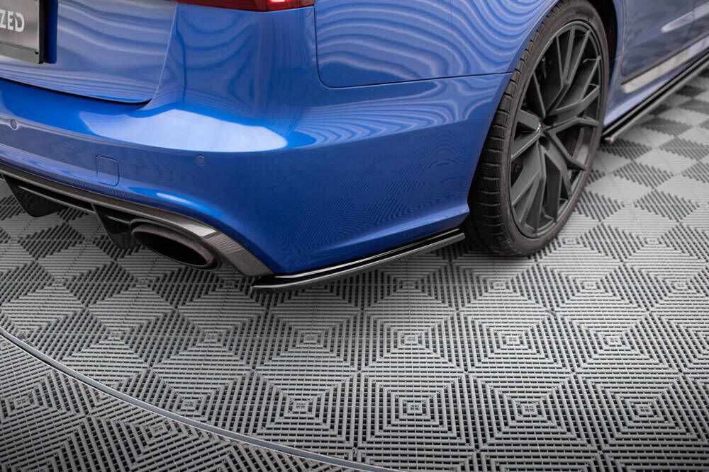 Maxton Design Rear Bumper Side Flaps For Audi RS6 C7 (4G) 2013-2018 - Image 6