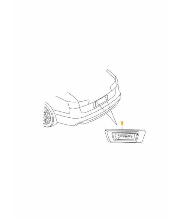 NEW GENUINE AUDI A4 A5 Q5 S5 RS5 LED LICENSE PLATE LIGHTS UPGRADE KIT 8K0052110 - Image 2
