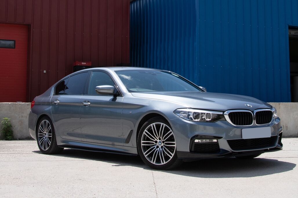 Bumper Spoiler Lip with Diffuser and Side Skirts Extension suitable for BMW 5 Series G30 Limousine G31 Touring (2017-2019) M Sport Design - Image 20