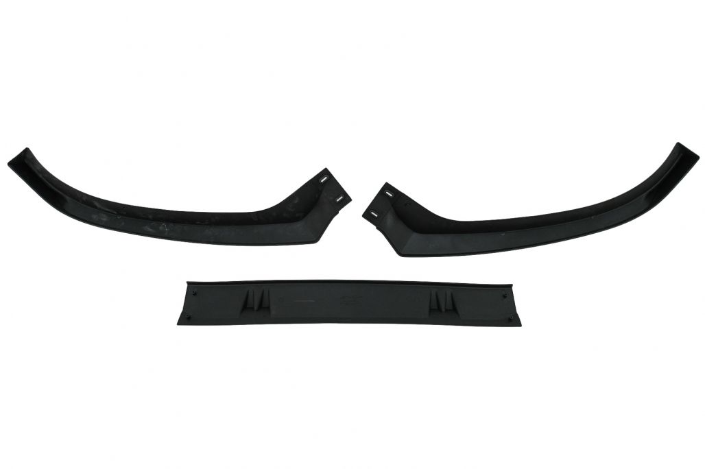 Front Bumper Add-On Spoiler Lip suitable for Audi A4 B8.5 Facelift (2012-2015) Sedan Avant Piano Black - Image 9