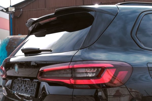 X5M Competition Look Black Gloss Rear Roof Door Spoiler Wing For BMW X5 G05 - Image 7
