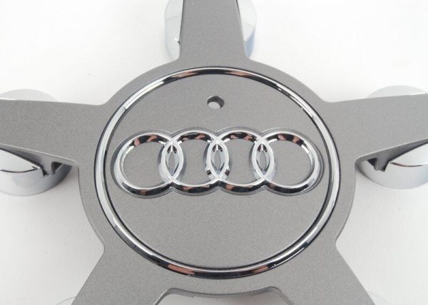 NEW GENUINE AUDI A3 A4 A5 A6 A7 A8 Q5 Q7 ALLOY WHEEL BADGE CENTER CAP SET OF 4 4F0601165N4X4F0601165N - Image 6