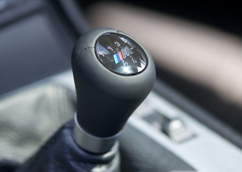 NEW GENUINE BMW 3 SERIES E46 M SPORT 5 SPEED BLACK LEATHER GEAR KNOB 25117896031