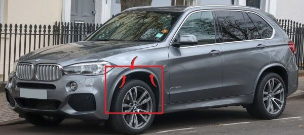 Genuine M Sport FRONT LEFT Smooth Arch Wing Moulding For BMW X5 F15 - Image 2