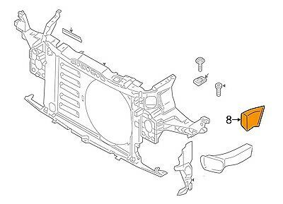 MINI NEW GENUINE R60 R61 S JCW BRAKE DUCT AIR CHANNEL REAR LEFT N/S 51749802121 - Image 2