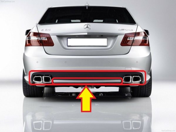 NEW GENUINE MERCEDES BENZ W212 PRE-FL E63 AMG REAR BUMPER DIFFUSER WITH TRIM SET A2128855525+A21288800739999