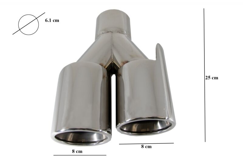 Front Bumper Spoiler Lip with Rear Bumper Diffuser Twin Double Outlet and Exhaust Muffler Tips suitable for BMW 4 Series F32 F33 F36 Coupe Cabrio Grand Coupe (2013-03.2019) M-Performance Design - Image 12