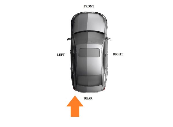 NEW GENUINE MERCEDES MB C W205 AMG REAR BUMPER WHEEL ARCH ENLARGEMENT LEFT N/S A2058803524 - Image 2