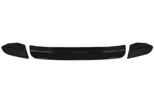 Front Bumper Spoiler Lip suitable for BMW X4 G02 (2018-Up) Piano Black