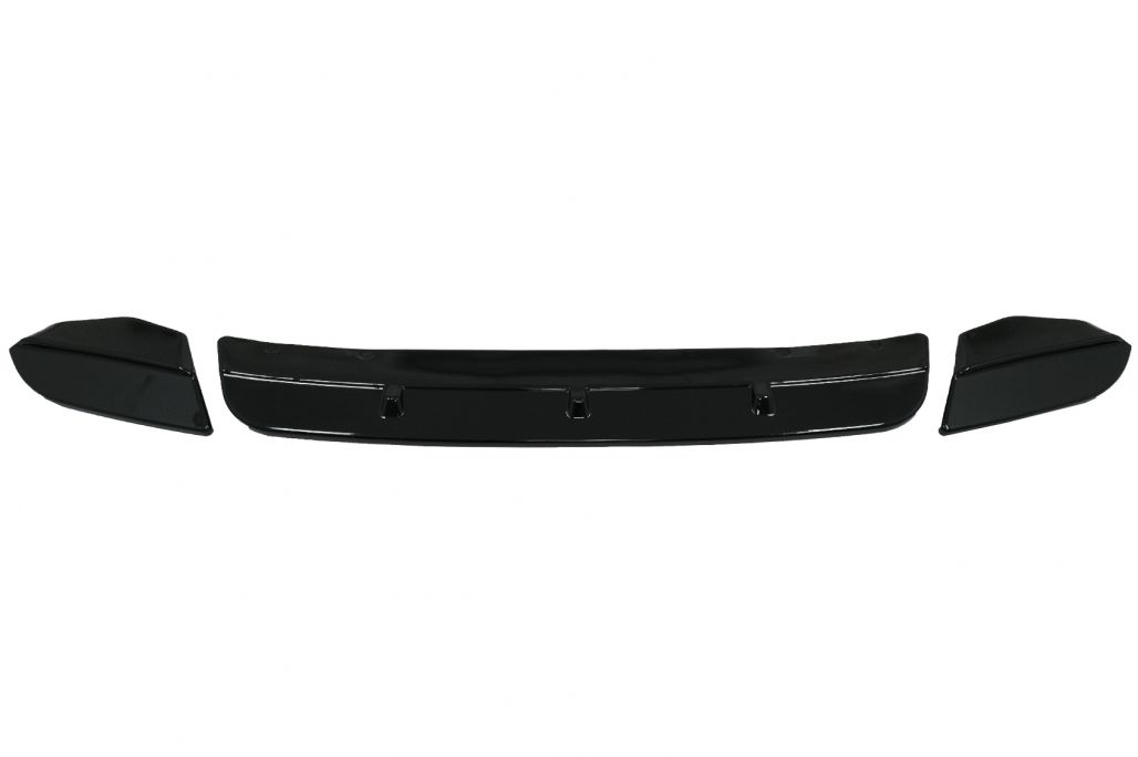 Front Bumper Spoiler Lip suitable for BMW X4 G02 (2018-Up) Piano Black