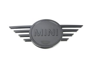 NEW GENUINE MINI F60 COUNTRYMAN PIANO BLACK REAR BONNET BADGE EMBLEM 51142465238