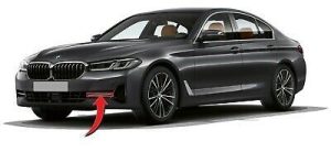 NEW GENUINE BMW 5 SERIES G30 LCI BASIS FRONT BUMPER GRILL RUBBER STRIP LEFT N/S