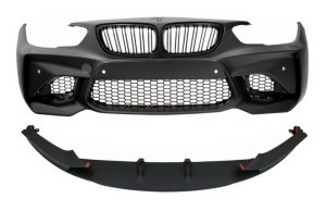 Front Bumper with Lip Spoiler suitable for BMW 1 Series F20 F21 LCI (2015-06.2019) M2 Design
