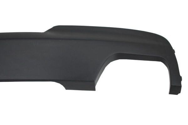 550i Conversion Diffuser Addon + Tail pipes Black For BMW F10 / F11 M Sport - Image 3