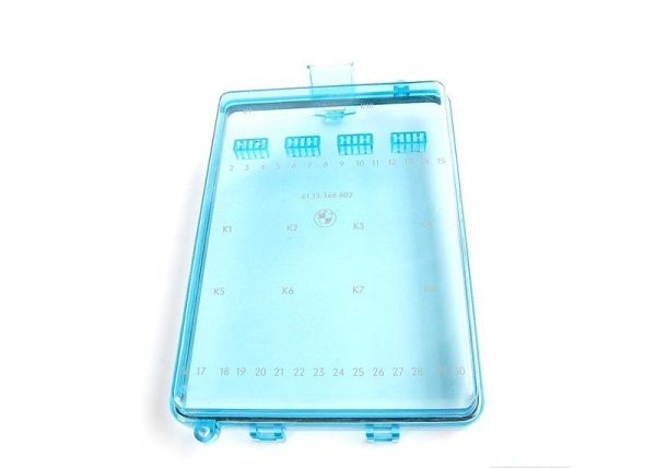 NEW GENUINE BMW 3 6 7 Z1 SERIES E30 E24 E23 FUSE BOX COVER 61131368802 - Image 3