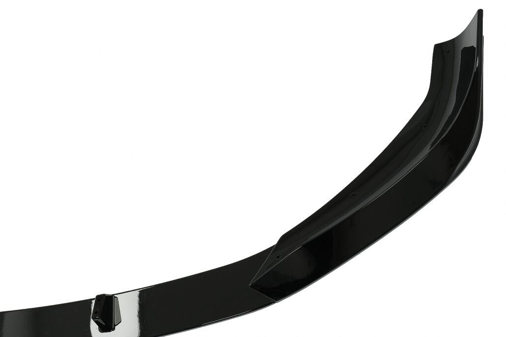 Front Bumper Spoiler Lip suitable for BMW X1 SUV F48 Pre-LCI (2015-2019) Piano Black - Image 3