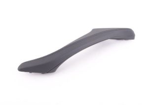 BMW NEW GENUINE F10 F11 DOOR TRIM PULL HANDLE LEATHER LEFT N/S RHD BLACK 51417225851