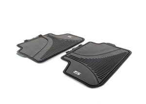 FOR NEW GENUINE BMW 5 SER G30 G31 F90 M5 REAR ALL WEATHER RUBBER FLOOR MATS LHD