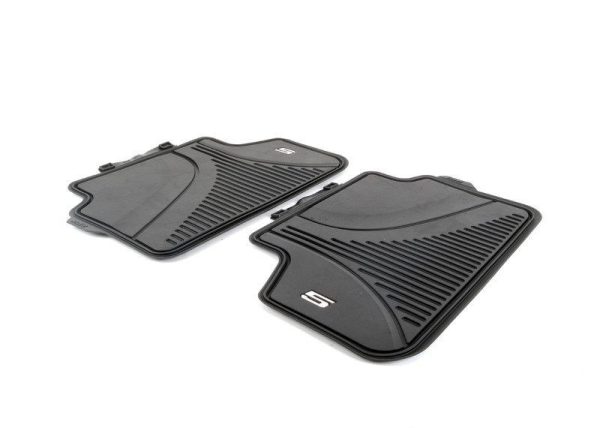 FOR NEW GENUINE BMW 5 SER G30 G31 F90 M5 REAR ALL WEATHER RUBBER FLOOR MATS LHD