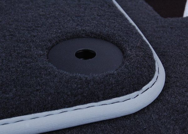 NEW GENUINE AUDI A3 2009-2013 FRONT & REAR PREMIUM BLACK TEXTILE FLOOR MATS LHD 8P1061270PMNO - Image 2