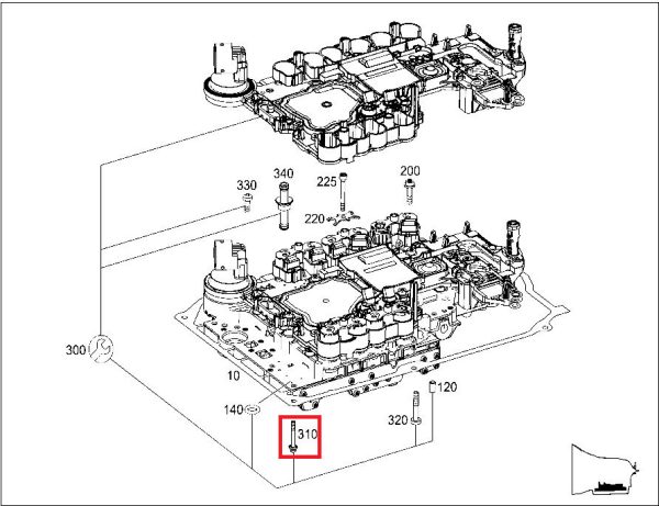 NEW GENUINE MERCEDES BENZ 722.9 GEARBOX SUMP PAN BOLTS X6 A0049903512 - Image 2