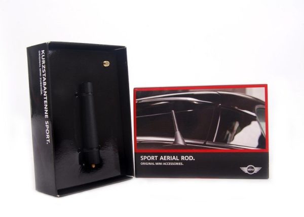 MINI NEW GENUINE R50 R52 R55 R56 R57 R59 SHORT ROD SPORT BLACK ANTENNA 65202296772 - Image 7