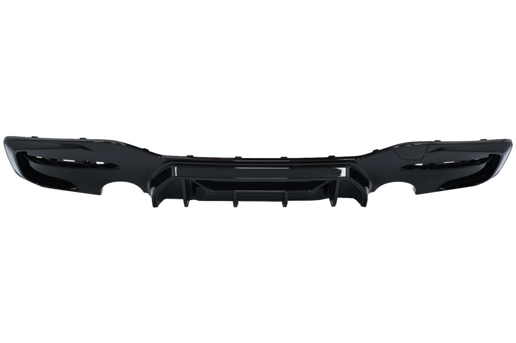 Rear Bumper Spoiler Valance Diffuser Twin Outlet Single suitable for BMW 1 Series F20 F21 LCI (2015-2019) Piano Black Competition Design - Image 3