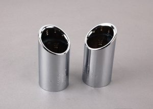 GENUINE AUDI A4 08-16 A5 10-16 A6 11-14 EXHAUST TAIL PIPES TIPS CHROME 8K0071761