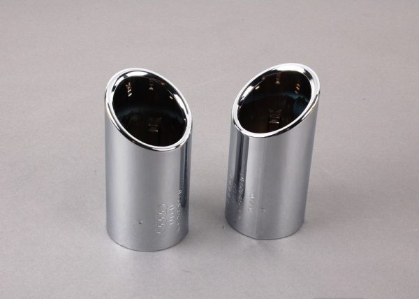 GENUINE AUDI A4 08-16 A5 10-16 A6 11-14 EXHAUST TAIL PIPES TIPS CHROME 8K0071761