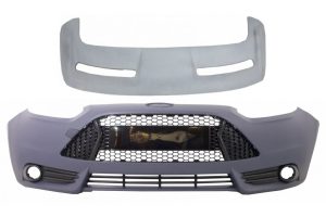 Front Bumper suitable for Ford Focus MK III 3 (2011-2014) ST Design with Add-On Roof Spoiler
