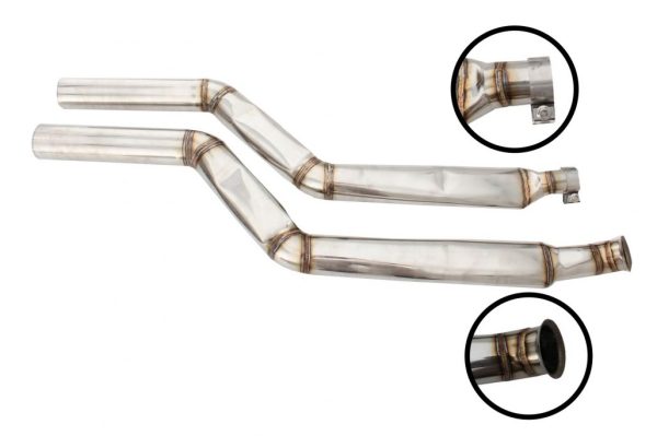 Complete Exhaust System suitable for BMW 5 Series F10 (2011-2016) Petrol 1.6/2.0 L 520i N2B20/NB20B16 / 528i NB20B20 Turbocharged I4 Twin Double Exhaust Pipes M5 M Sport Design with Valvetronic - Image 9