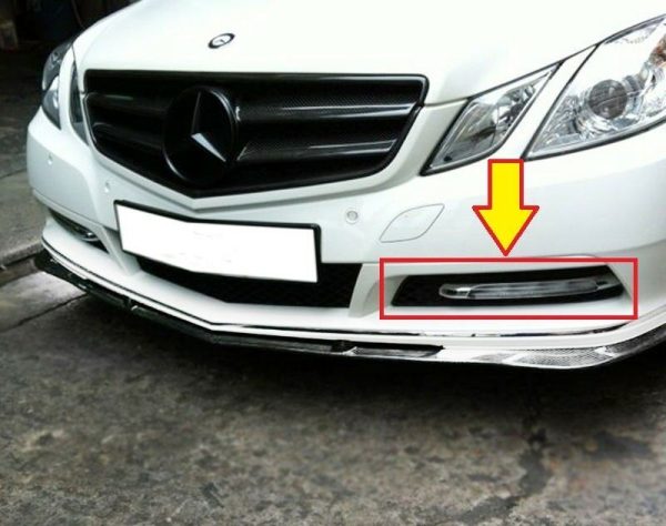 NEW GENUINE MERCEDES BENZ MB E CLASS W207 AMG FRONT BUMPER LOWER GRILL LEFT N/S A2078801124 - Image 2