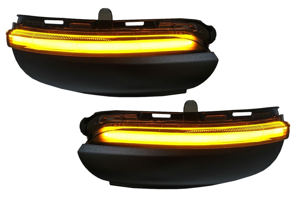 Mirror Dynamic LED Turn Signal suitable for VW Golf 6 Hatchback (2008-2013) Touran (2010-2015) Smoke