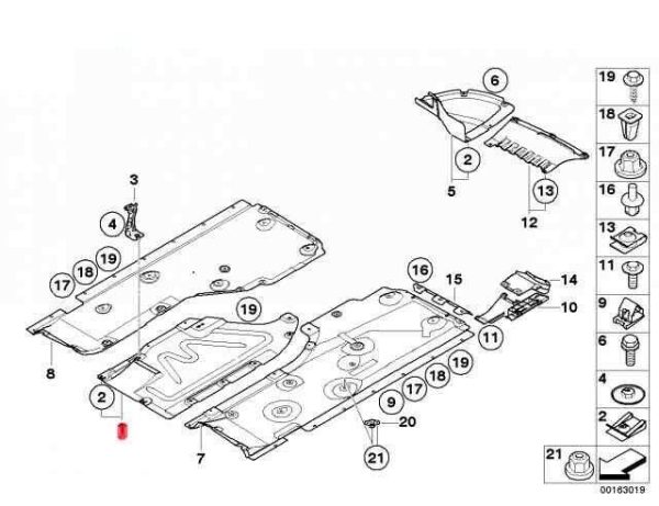 BMW NEW GENUINE 3 SERIES E90 E91 E92 E93 DIESEL GEARBOX COVER 51757134090 - Image 2
