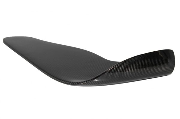 Universal Front Bumper Lip Spoiler Add On Extension Splitters Real Carbon - Image 13