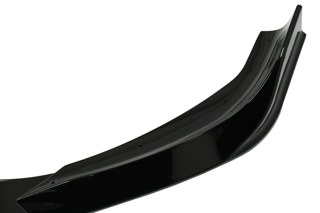 Front Bumper Spoiler Lip suitable for BMW X1 SUV F48 Pre-LCI (2015-2019) Piano Black - Image 4
